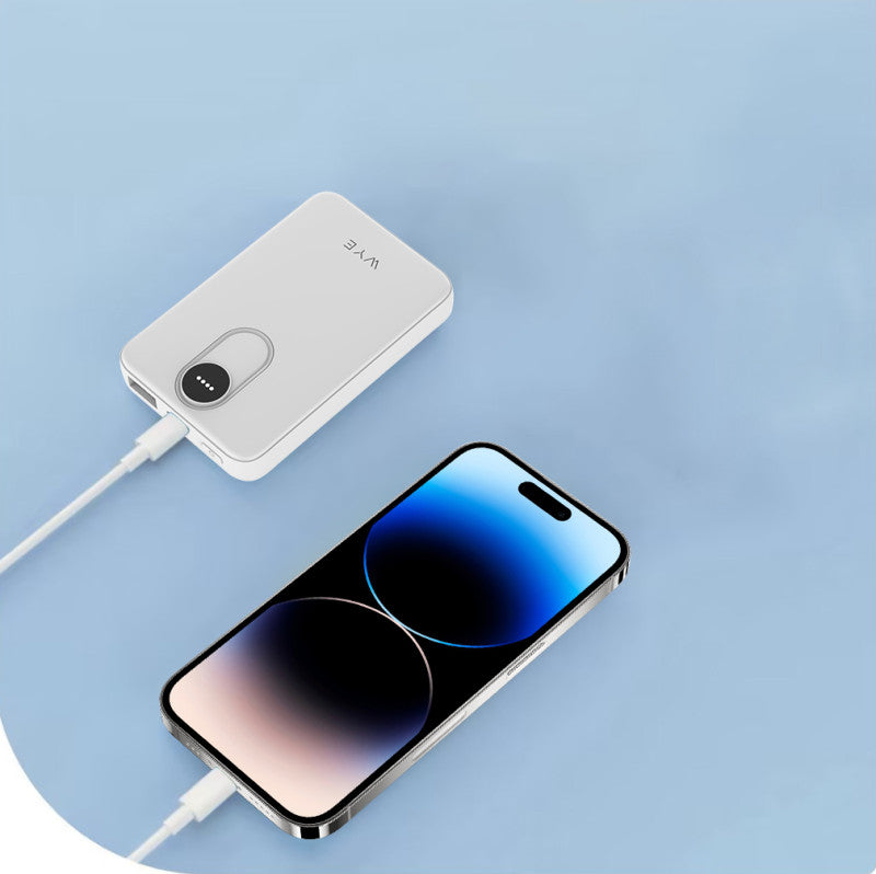5000mAh Portable Power Bank with USB-C Cable