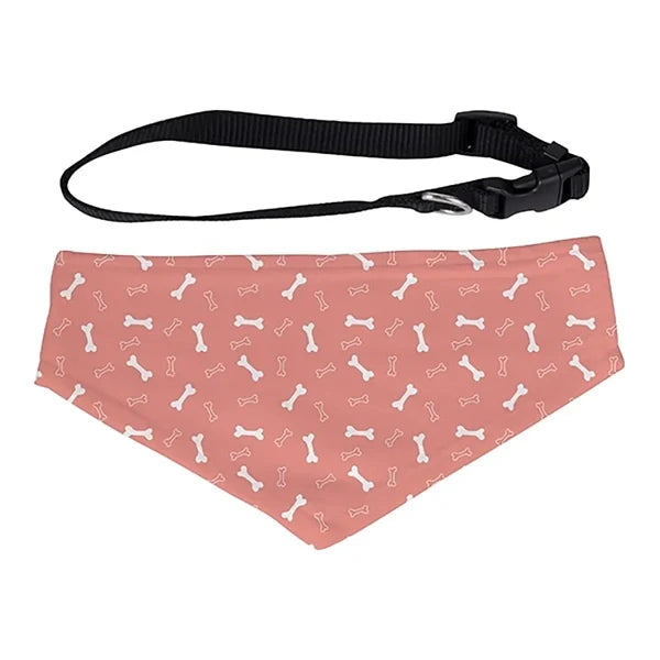 Personalized Pet Bandana with Adjustable Collar | Custom Front Photo Print | Durable Scarf for Dogs and Cats | Small, Medium, and Large Sizes Available