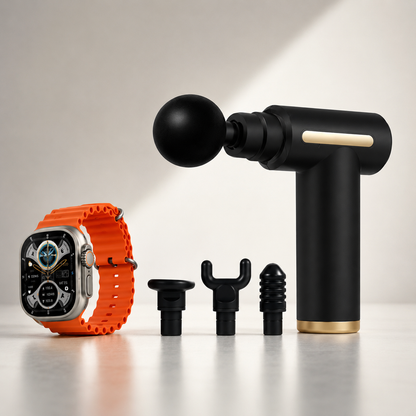 TK89 MAX Smartwatch & Massage Gun Combo