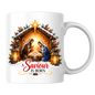 Religious Christmas Mug "A Saviour Is Born" A Saviour Is Born 325ml Ceramic Coffee Mug – Nativity Scene Christmas Mug with Baby Jesus, Mary & Joseph | Christian Holiday Gift | Fast Dispatch by UK Seller (M3338)