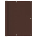 Balcony Screen Brown 120x300 cm Oxford Fabric