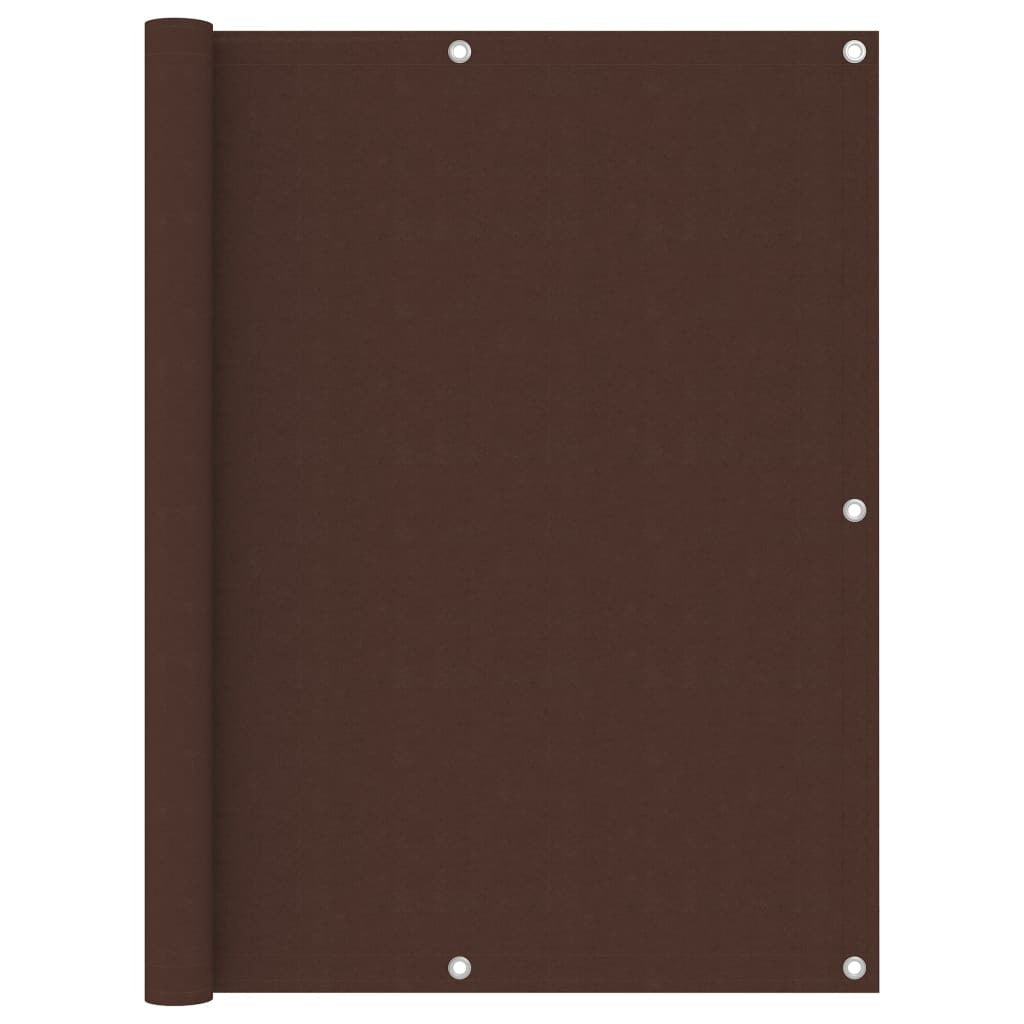 Balcony Screen Brown 120x300 cm Oxford Fabric