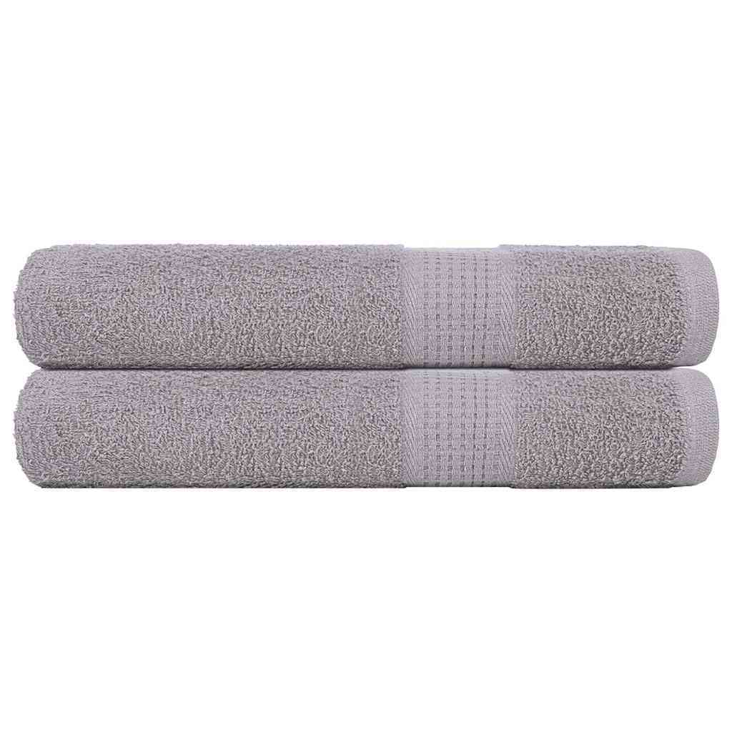Towels "FROGN" 2 pcs Grey 100x200 cm 360 gsm