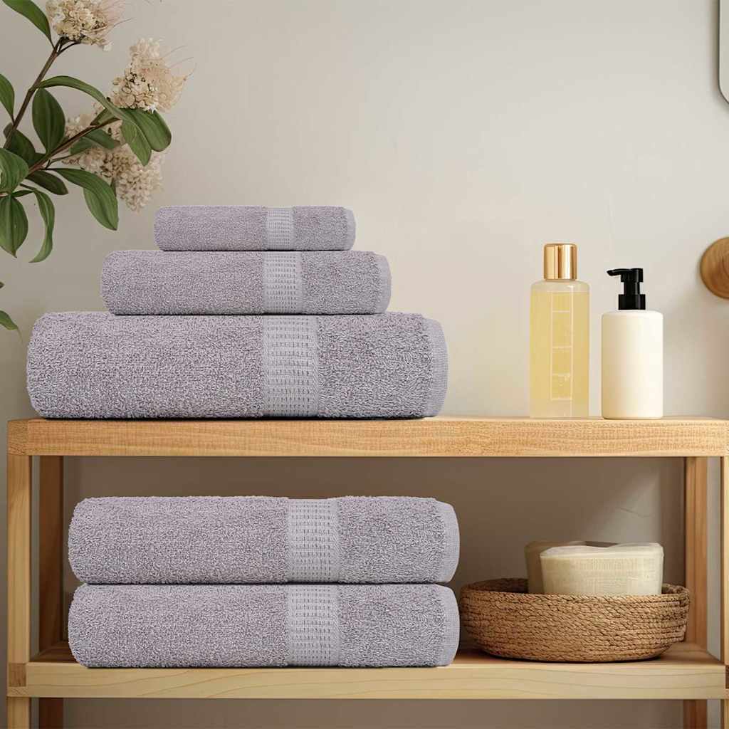 Towels "FROGN" 2 pcs Grey 100x200 cm 360 gsm
