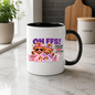 Prosecco Besties Highland Cows Mug "OH FFS! Prosecco & Besties Make Life Better" Oh Ffs! Prosecco & Besties 325ml Ceramic Coffee Mug – Cute Highland Cows in Bathrobes with Wine Glasses & Pillows | Funny Bestie Gift | Fast Dispatch by UK Seller (M3368)