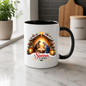 Religious Christmas Mug "A Saviour Is Born" A Saviour Is Born 325ml Ceramic Coffee Mug – Nativity Scene Christmas Mug with Baby Jesus, Mary & Joseph | Christian Holiday Gift | Fast Dispatch by UK Seller (M3338)
