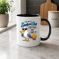 Humorous Mug "I'm On A Seafood Diet I See Food And I Eat It" Funny Seagull 325ml Ceramic Coffee Mug Sassy Beach Bird Tea Cup with Sunglasses, Chips & Ice Lolly Graphic Gift | Available in Multicolours | Fast Dispatch by UK Seller (M1311)