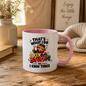 Mechanic Highland Cow Mug "That's What I Do I Fix Stuff" That's What I Do I Fix Stuff And I Know Things 325ml Ceramic Coffee Mug – Cute Handy Highland Cow with Wrench & Toolbox | Funny DIY Handyman Gift | Fast Dispatch by UK Seller (M3456)