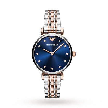 Emporio Armani Ladies's Cubic Zirconia Bracelet Strap Watch