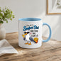 Humorous Mug "I'm On A Seafood Diet I See Food And I Eat It" Funny Seagull 325ml Ceramic Coffee Mug Sassy Beach Bird Tea Cup with Sunglasses, Chips & Ice Lolly Graphic Gift | Available in Multicolours | Fast Dispatch by UK Seller (M1311)