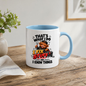 Mechanic Highland Cow Mug "That's What I Do I Fix Stuff" That's What I Do I Fix Stuff And I Know Things 325ml Ceramic Coffee Mug – Cute Handy Highland Cow with Wrench & Toolbox | Funny DIY Handyman Gift | Fast Dispatch by UK Seller (M3456)