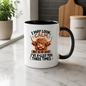 Funny Mug "I May Look Calm" Highland Cow Ceramic Coffee Mug Sarcastic Work & Office Novelty Cup 350ml | Fast Dispatch by UK Seller (M1059)