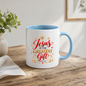 Christmas Mug "Jesus Is The Greatest Gift John 3 16" 325ml Ceramic Coffee Mug – Christian Christmas Bible Verse Mug With Gold Star Snowflakes Religious Holiday Gift | Available in Multicolours | Fast Dispatch by UK Seller (M3292)