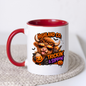 Halloween Mug "Trickin' & Sippin' Highland Co." Trickin' and Sippin' Highland Cow 325ml Ceramic Coffee Mug – Cool Rocker Halloween Tea Cup With Bandana Aviators Graphic Gift | Available in Multicolours | Fast Dispatch by UK Seller (M3177)