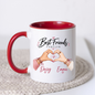 Personalized Mug "Best Friends Forever" Pinky Promise Ceramic Coffee Mug Custom Names Bestie Friendship Gift Cup 350ml | Fast Dispatch by UK Seller (M1052)