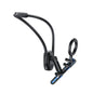 Hands-Free Neck Phone Mount Holder for First-Person POV Recording | Flexible Gooseneck Magnetic Phone Holder for Vlogging & Streaming (H115)
