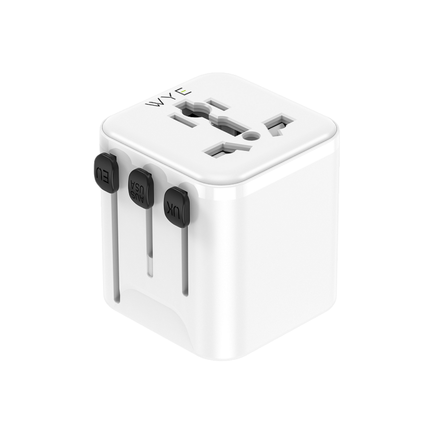Universal Travel Adapter Plug with Dual USB Ports (TA14) | All-in-One Worldwide Wall Charger Converter for UK, EU, US, AU