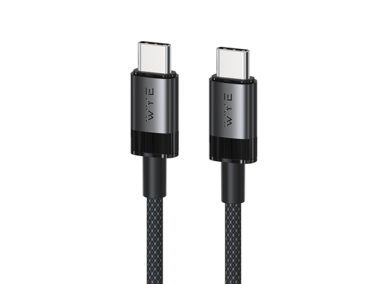 240W Braided Ultra Fast USB-C to USB-C Cable 2m | High-Power PD Data Sync Lead for Laptops & Mobiles