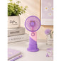 Portable Mini Rechargeable Handheld Fan with Desktop Dock 3 Speed Settings