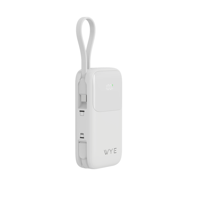 10k Fast Charging Power Bank with Built-in Cables 10000