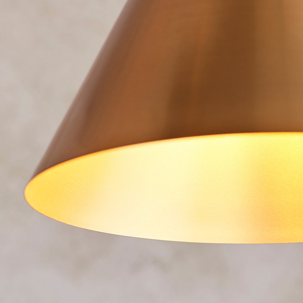 Direct Cape Pendant Light, Antique Brass 214