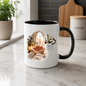 Islamic Mug "Dua Changes Everything" 325ml Ceramic Coffee Tea Cup – Gold Arabic Calligraphy Script, Praying Hands & Lantern Mosque Artwork Religious Faith Gift for Muslims, Eid Mubarak, Ramadan – Fast Dispatch by UK Seller (M3481)