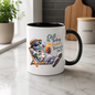Summer Mug "Chill Today Brighter Tomorrow Cool Pigeon" 325ml Ceramic Coffee Mug – Relaxing Pigeon in Hawaiian Shirt Straw Hat Sunglasses Summer Mug Gift For Friends Vacation Lovers | Available in Multicolours | Fast Dispatch by UK Seller (M3236)