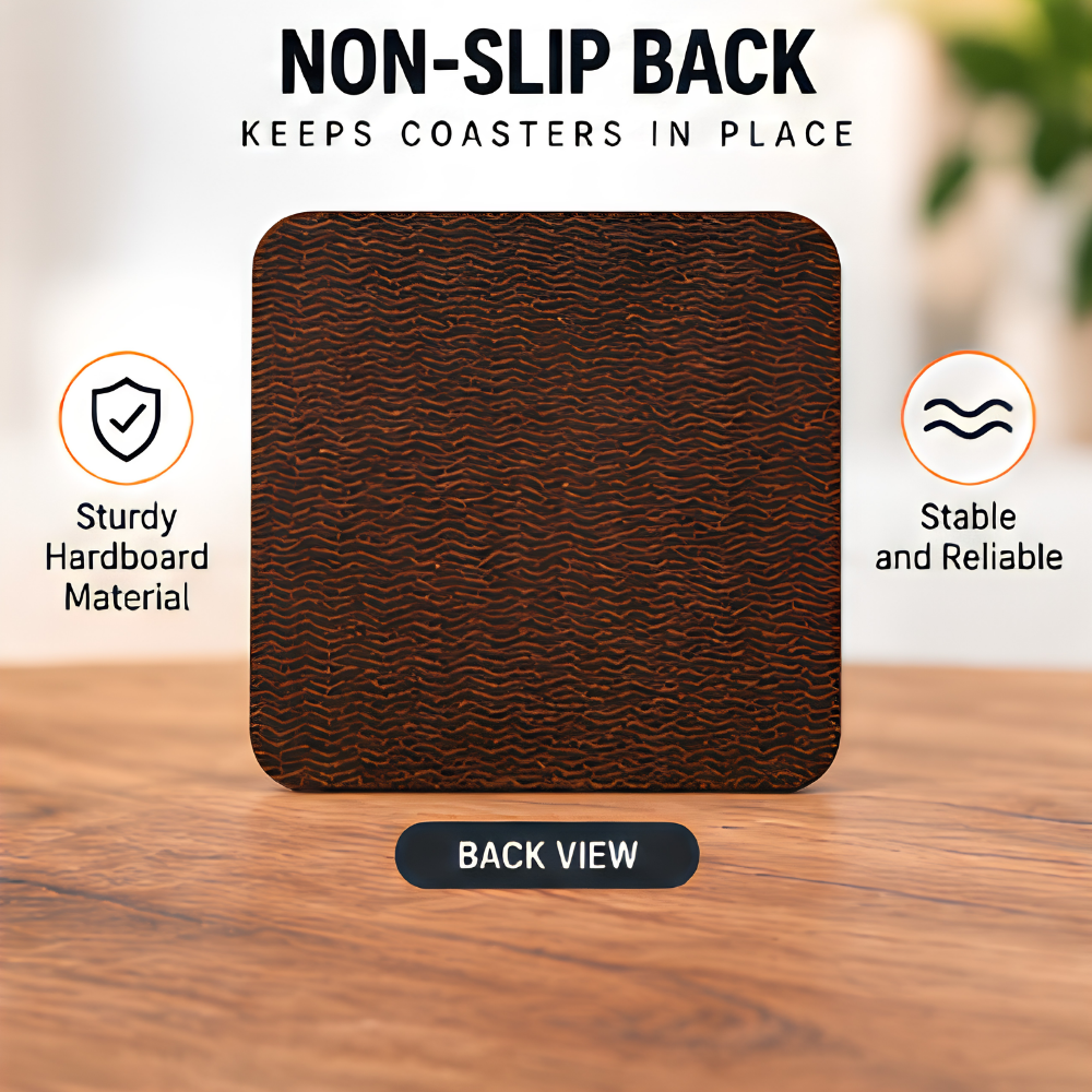 Elegant Wine & Cheese Hardboard Coaster "Life Tastes Better With Wine" Graphic 9cm x 9cm Square Drinks Coaster – Red Wine Glass with Gourmet Cheese Stack,Figs Novelty Mat | Elegant Glossy Gift for Foodies & Wine Lovers | Fast Dispatch by UK Seller (C3016)