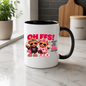 Birthday Highland Cows Mug "Oh Ffs! Another Year Older... Still Trouble Together" Oh Ffs! Another Year Older 325ml Ceramic Coffee Mug–Cute Highland Cows with Cupcakes, Handbags & Sunglasses | Funny Bestie Birthday Gift | Fast Dispatch by UK Seller (M3369)