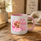 Cute Highland Cow Mug "I Love My Nanny To The Moon And Back" I Love My Nanny To The Moon And Back 325ml Ceramic Coffee Mug – Adorable Baby Highland Cow on Pink Moon with Bow & Hearts | Sentimental Nanny Gift | Fast Dispatch by UK Seller (M3457)