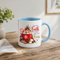 Christmas Mug "Let Your Faith Be Bigger Than Your Fears Isaiah 41:10" 325ml Ceramic Coffee Mug–Festive Christian Typography Mug With Hot Chocolate Candy Cinnamon | Available in Multicolours | Fast Dispatch by UK Seller (M3319)