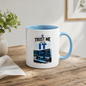 Tech Mug "Trust Me I'm In IT" Trust Me I'm In IT 325ml Ceramic Coffee Mug – Funny IT Specialist Workstation Mug with Multi-Monitor Setup, Lock & Circuit Graphics | Tech Gift | Fast Dispatch by UK Seller (M3333)