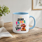 Sassy Mug "Zero Filters Just Vibes" Highland Cow 325ml Ceramic Coffee Mug Cute Animal Tea Cup with Heart Sunglasses, Pink Bow & Bubblegum Gift | Available in Multicolours | Fast Dispatch by UK Seller (M1284)