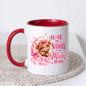 Cute Highland Cow Mug "I Love My Nanny To The Moon And Back" I Love My Nanny To The Moon And Back 325ml Ceramic Coffee Mug – Adorable Baby Highland Cow on Pink Moon with Bow & Hearts | Sentimental Nanny Gift | Fast Dispatch by UK Seller (M3457)