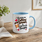 Sarcastic Mug "Running on Caffeine Sarcasm & Inappropriate Thoughts" 325ml Ceramic Coffee Mug Funny Coffee Lover Tea Cup with Takeaway Cup & Hearts Graphic Gift | Available in Multicolours | Fast Dispatch by UK Seller (M1305)