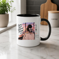 Inspirational Anime Girl Mug "Same Girl Different Stronger" Sunset Window 325ml Ceramic Coffee Mug – Aesthetic Mindful Tea Cup with Japanese Kanji Graphic Gift | Available in Multicolours | Fast Dispatch by UK Seller (M3034)