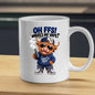 Funny Mug Highland Cow "Where's My V" Coffee Mug - Sarcastic Meme Animal Ceramic Tea Cup & Novelty Gift 350ml | Available in Multicolours | Fast Dispatch by UK Seller (M1205)