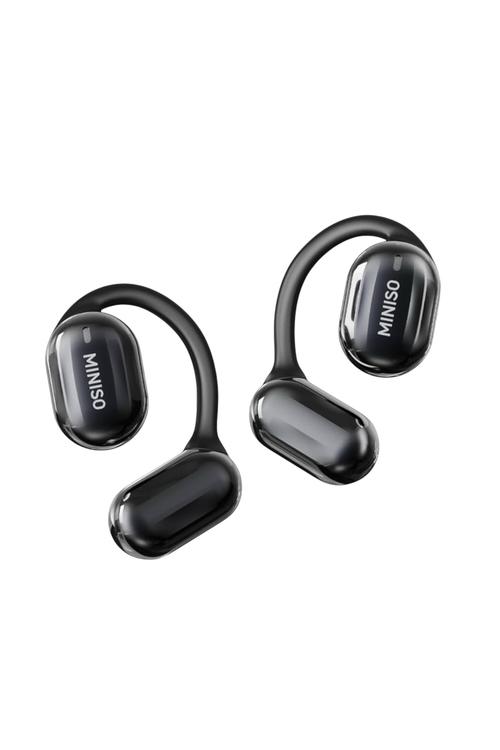 MINISO X30 Open-Ear Wireless Earbuds Clip-On Bluetooth Earphones with Smart Display Charging Case | HD Voice Long Battery Life