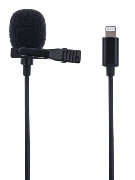 Lightning Lavalier Clip-On Microphone for iPhone & iPad | Plug & Play Lapel Mic for Vlogging, Video Recording & Live Streaming