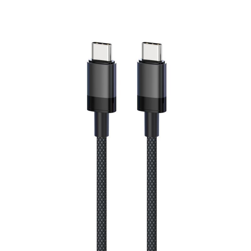 240W Braided Ultra Fast USB-C to USB-C Cable 1m | High-Power PD Data Sync Lead for Laptops & Mobiles