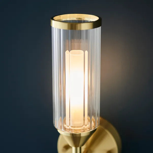 Vogue Bailey Ribbed Wall Light 176