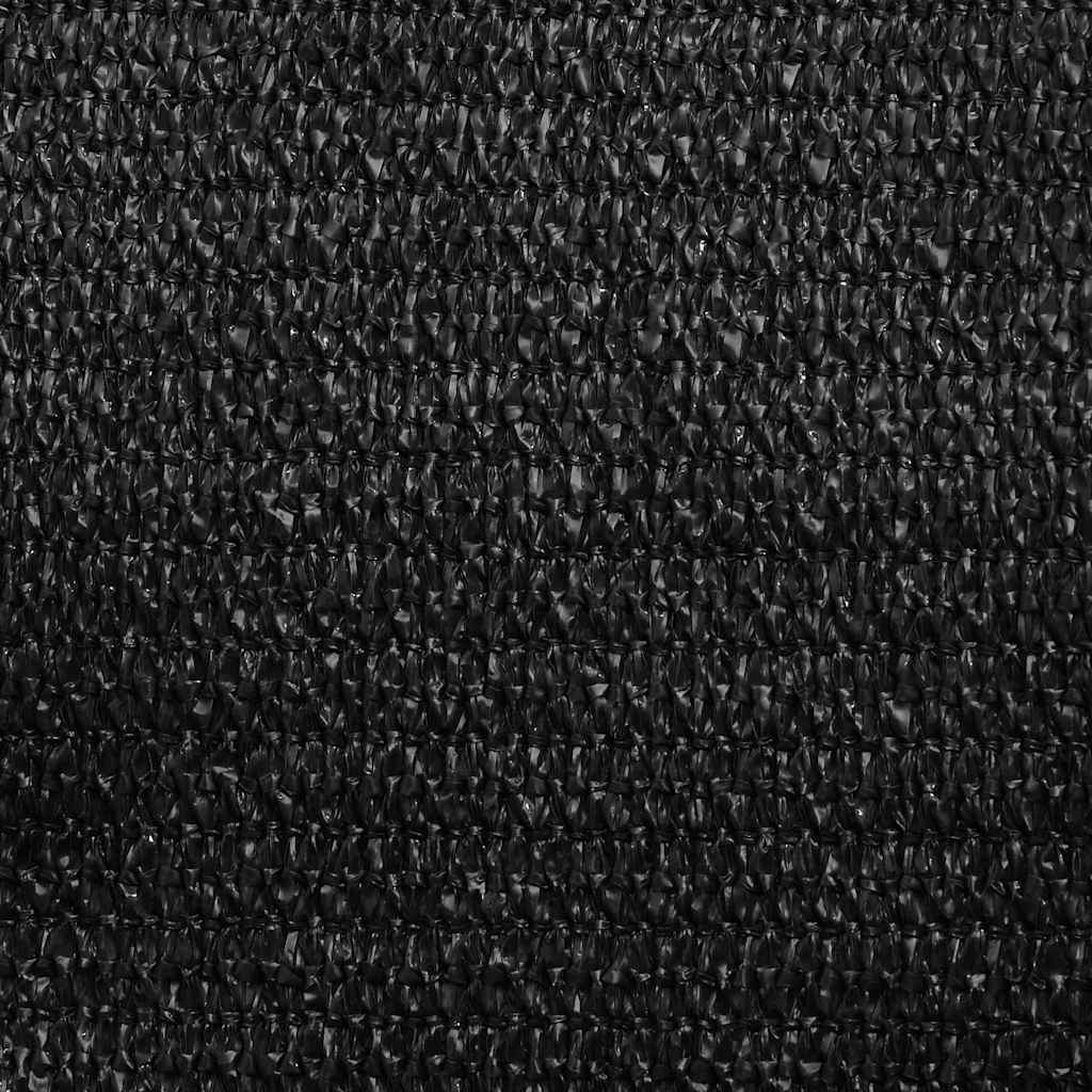 Sunshade Sail 160 g/m Trapezium Black 4/5x4 m HDPE