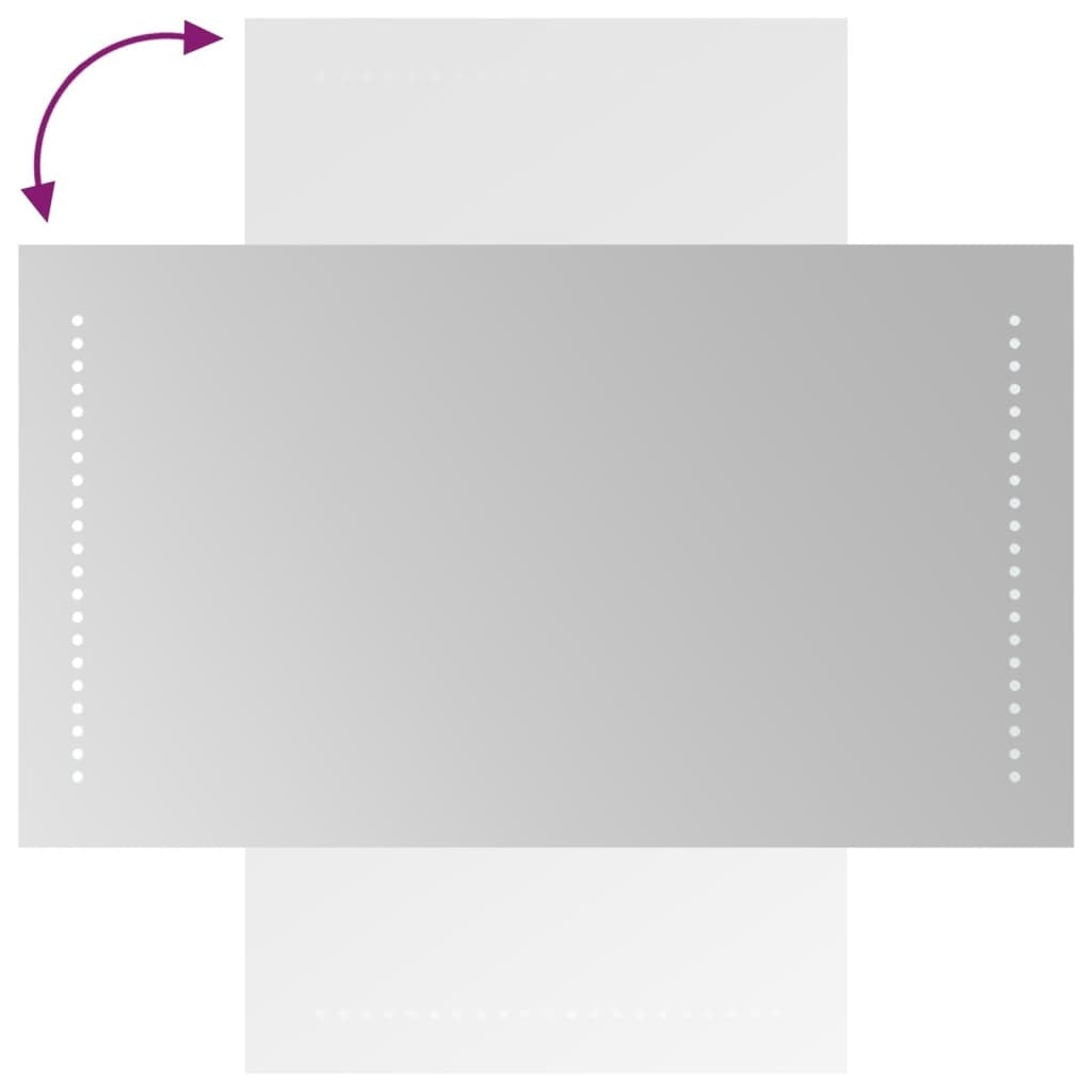 LED Bathroom Mirror 40x70 cm
