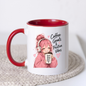 Inspirational Anime Mug "Coffee Goals & Positive Vibes" Cute Pink Hair Girl 325ml Ceramic Coffee Mug Aesthetic Work & Study Tea Cup with Headphones & Coffee Cup Graphic Gift | Available in Multicolours | Fast Dispatch by UK Seller (M3026)