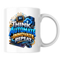 Tech Mug "Think Automate Innovate Repeat" Think Automate Innovate Repeat 325ml Ceramic Coffee Mug – Tech Developer Mug with AI Processor, Cloud, Keyboard & Mouse | IT Programmer Gift | Fast Dispatch by UK Seller (M3326)
