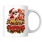 Christmas Mug "Merry Christmas" Cool Santa with Sunglasses & Gifts Merry Christmas 325ml Ceramic Coffee Mug – Cool Santa in Sunglasses Giving Thumbs Up with Gift Boxes & Candy Cane | Festive Holiday Gift | Fast Dispatch by UK Seller (M3362)