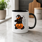 Halloween Mug "Witch Better Have Coffee Black Cat" Witch Better Have Coffee Black Cat 325ml Ceramic Coffee Mug – Cute Halloween Autumn Tea Cup With Witch Hat Jack O Lantern Graphic Gift | Available in Multicolours | Fast Dispatch by UK Seller (M3225)