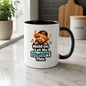 Funny Highland Cow AI Mug "Hold On Let Me ChatGPT This" Hold On Let Me ChatGPT This 325ml Ceramic Coffee Mug – Cute Highland Cow in Cap & Hoodie AI Tech Humor | Funny Work & Developer Gift | Fast Dispatch by UK Seller (M3458)