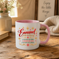 Christmas Mug "Emmanuel God With Us" Emmanuel God With Us 325ml Ceramic Coffee Mug – Christian Christmas Verse Mug with Gold Star, Snowflakes Scrollwork Festive Religious Gift | Available in Multicolours | Fast Dispatch by UK Seller (M3294)
