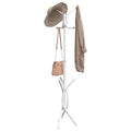 Coat Stand White 176 cm Powder-coated Iron